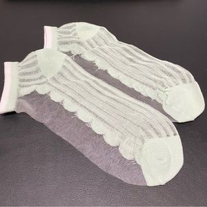 3/$35| Cute Green Casual Mesh Fashion Shoes Slippers Socks Accessories